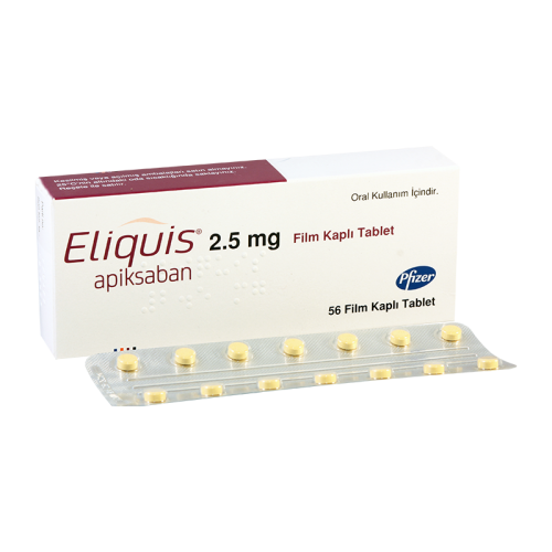 ELIQUIS APIXABAN 2.5MG TAB 56’S – Trafalgar Gate Pharma