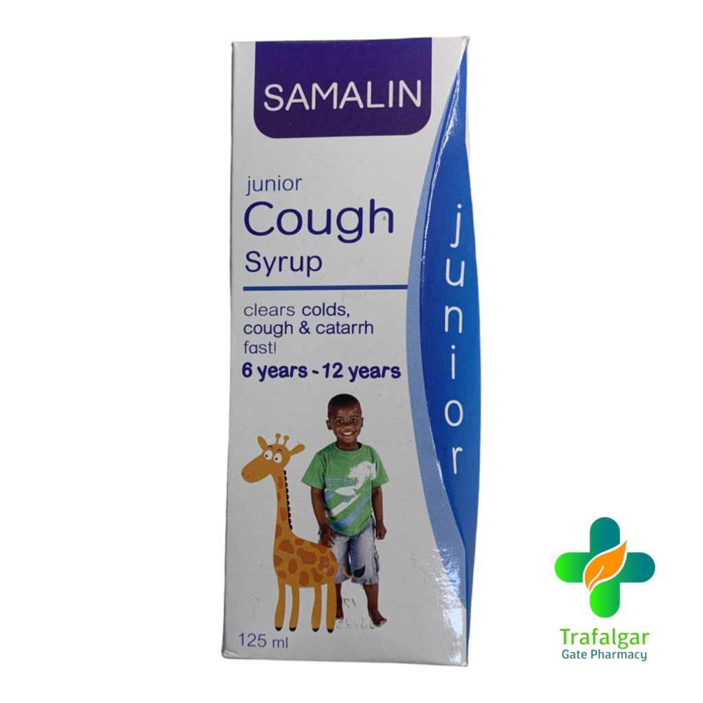 Samalin SAMALIN JUNIOR COUGH SYRUP – Trafalgar Gate Pharmacy