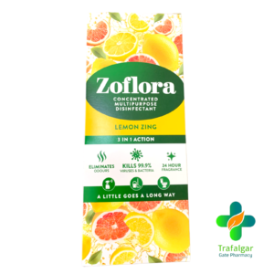 ZOFLORA DISINFECTANT 500ML----LEMON ZING