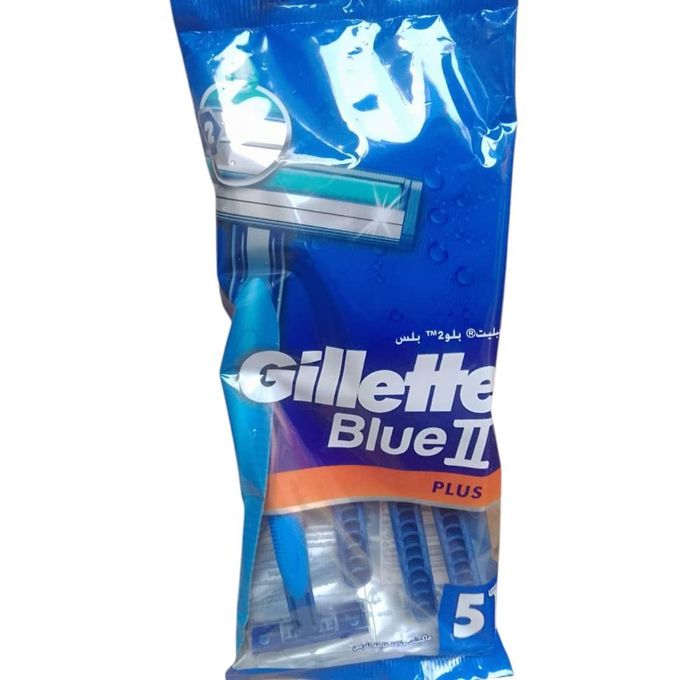 1-2.jpg GILLETTE BLUE II SHAVING STICK 5'S