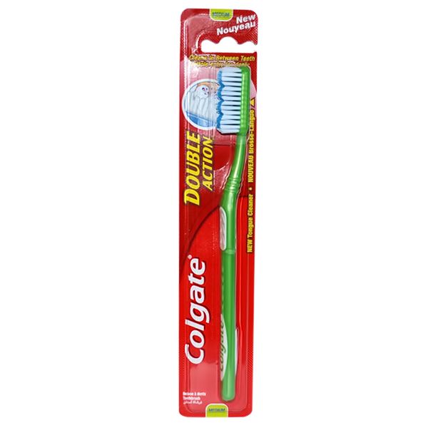 COLGATE DOUBLE ACTION TOOTHBRUSH 1'S