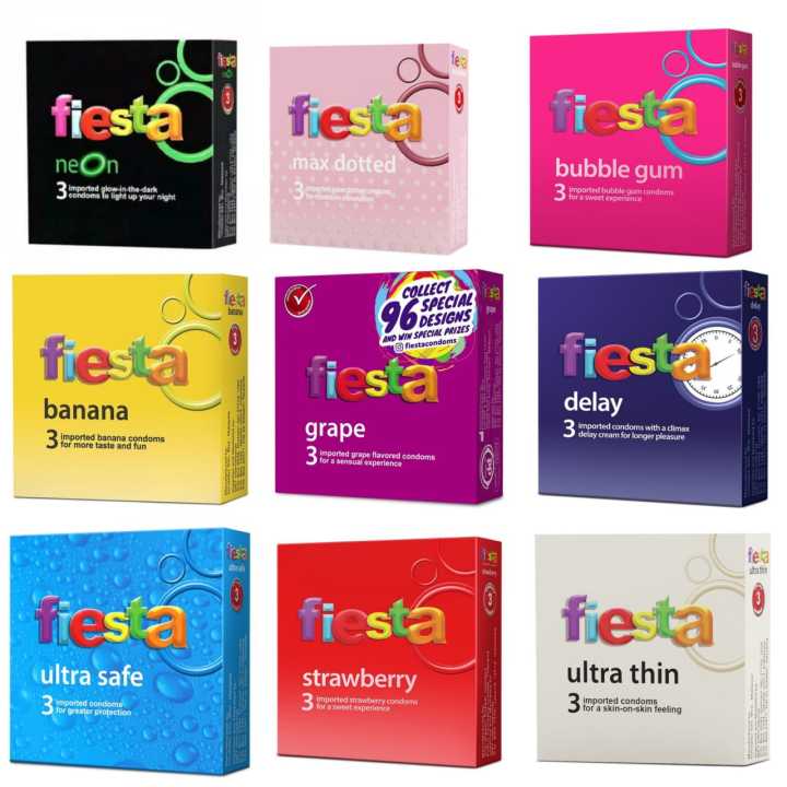 FIESTA CONDOMS ALL TYPES