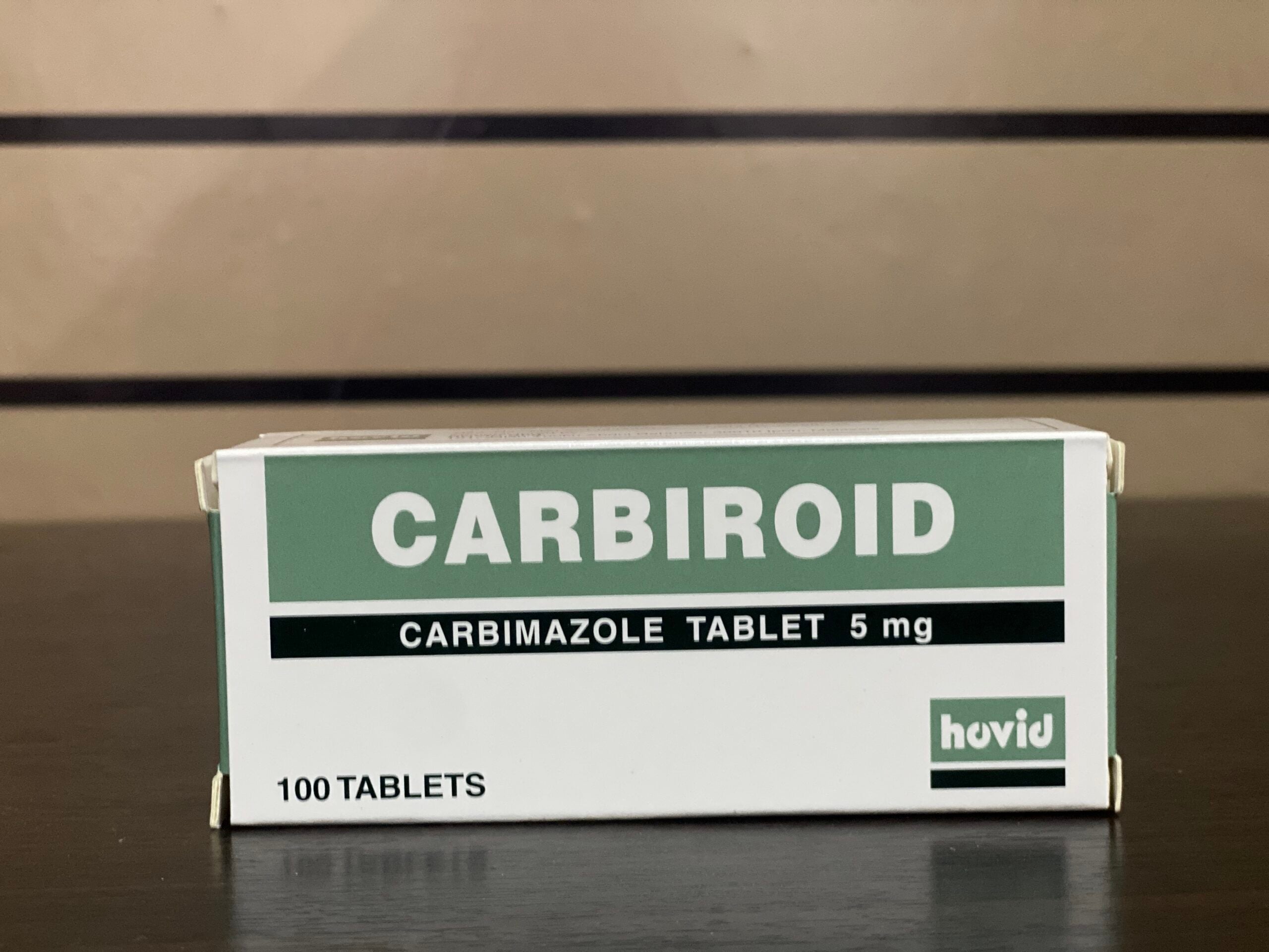 CARBIMAZOLE 5MG TABS. CARBIROID (HOVID)