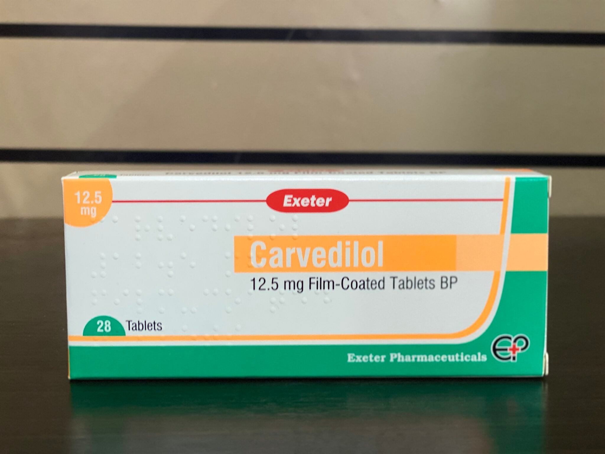 CARVEDILOL 12.5MG TABS. 28'S EXETER
