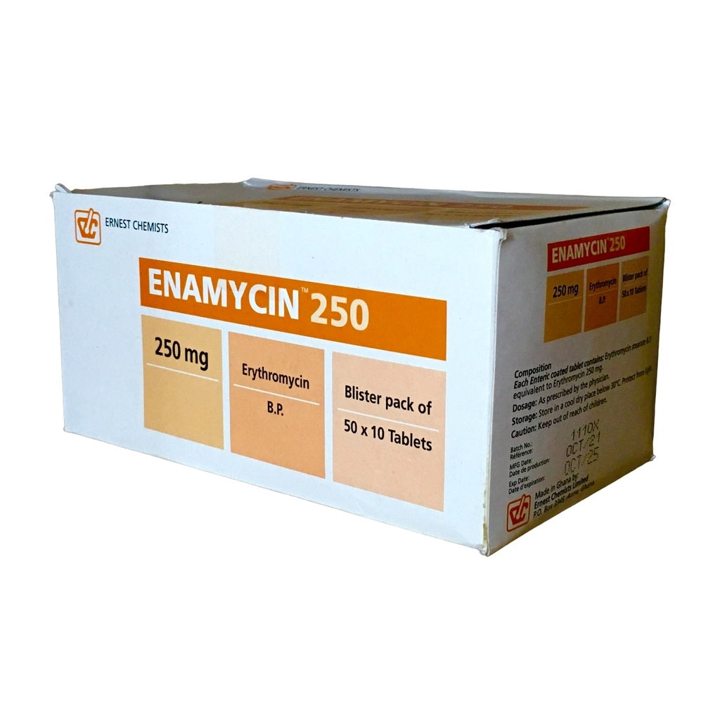 ENAMYCIN ERYTHROMYCIN 250MG TAB