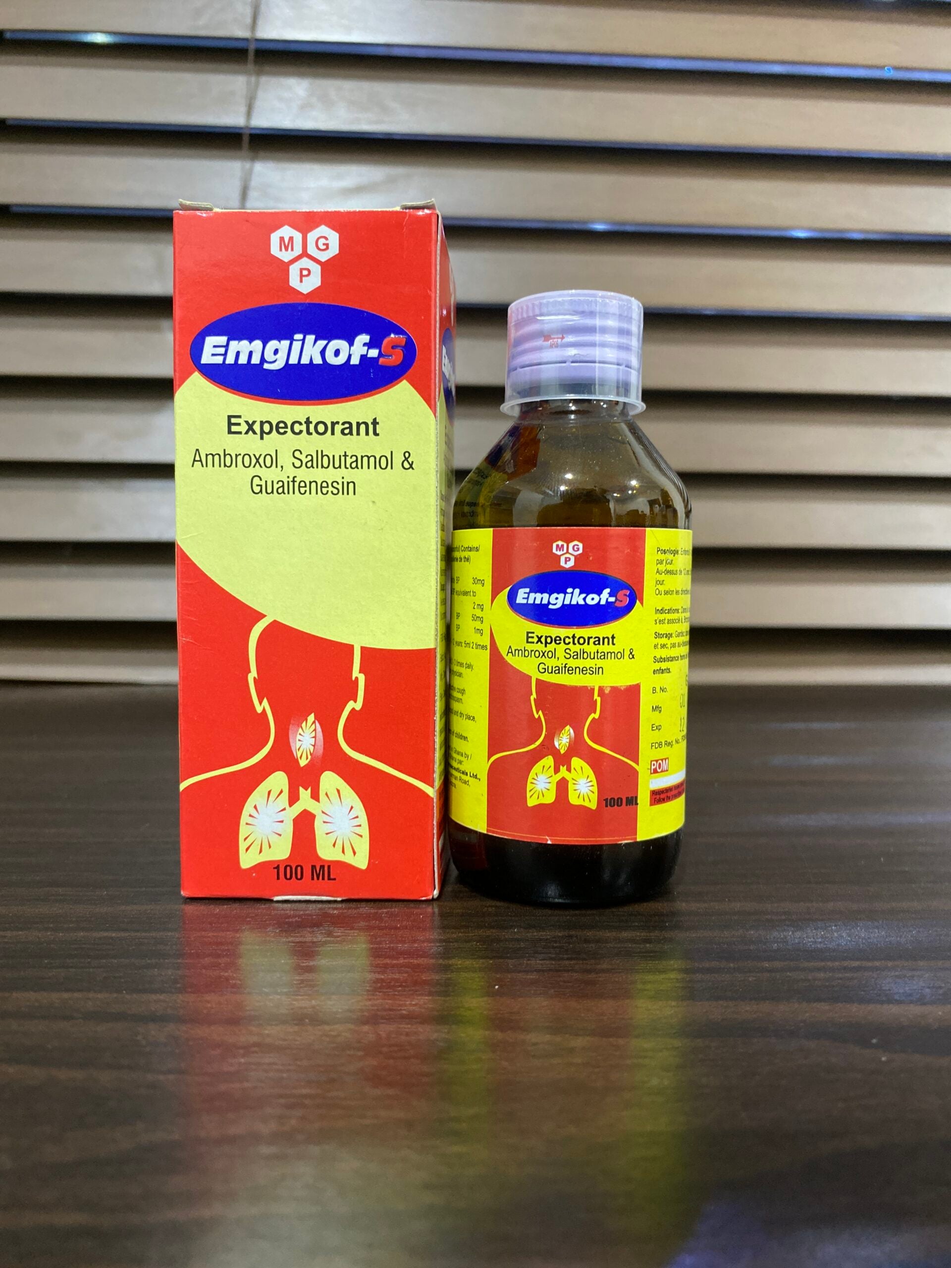 EMGIKOF-S SYRUP 100ML