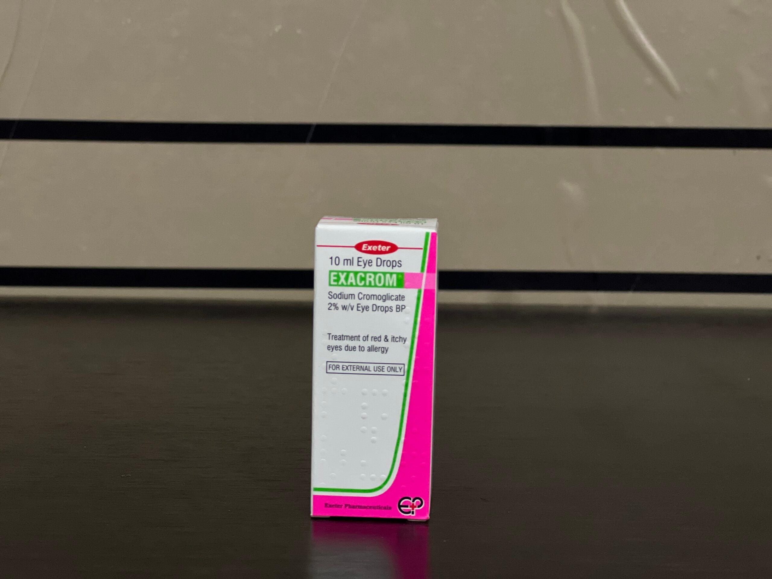 EXACROM CROMOGLYCATE 2% EYE DROP