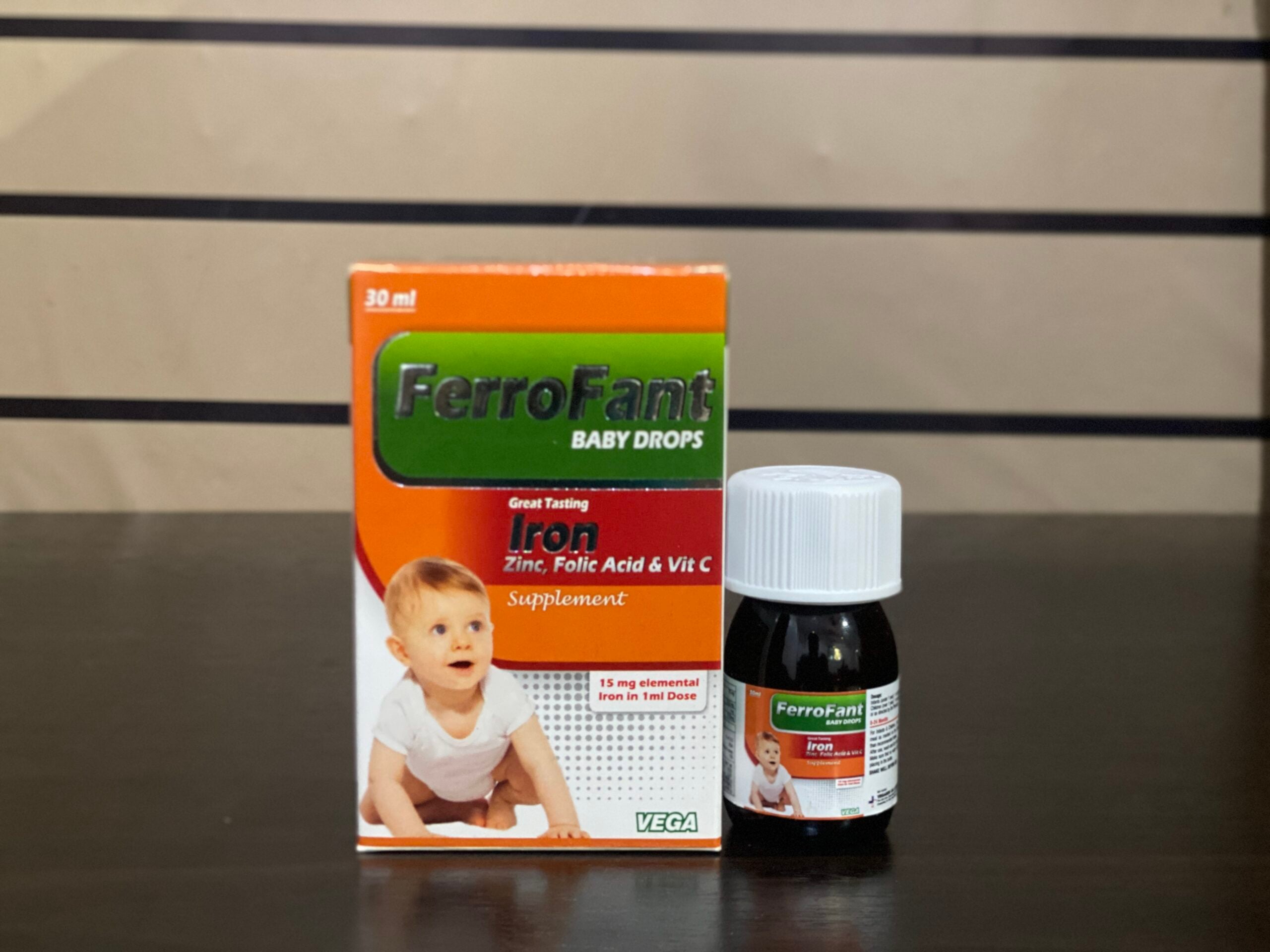 FERROFANT BABY DROPS 30ML . VEGA