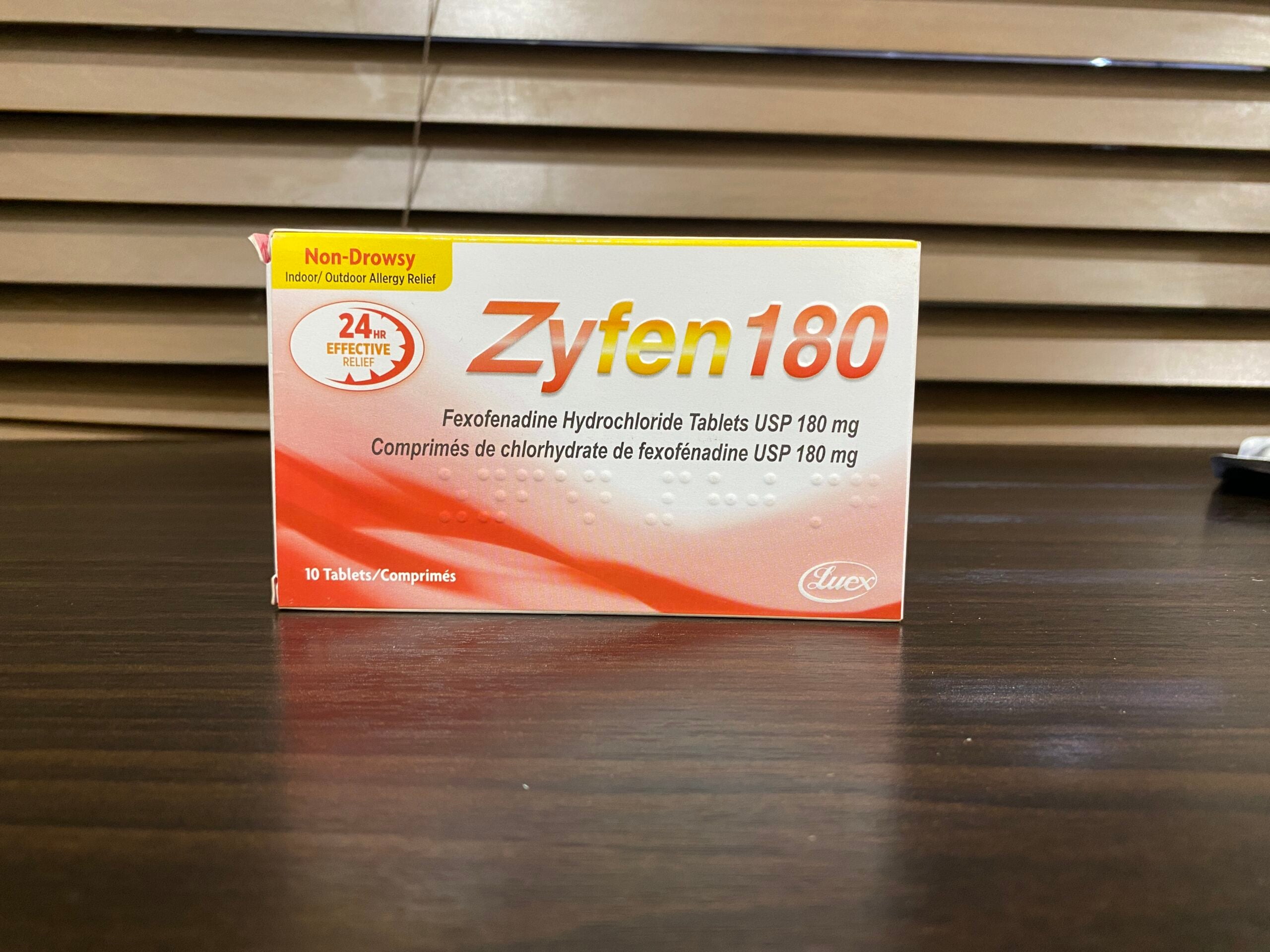 ZYFEN FEXOFENADINE 180MG TAB 10'S