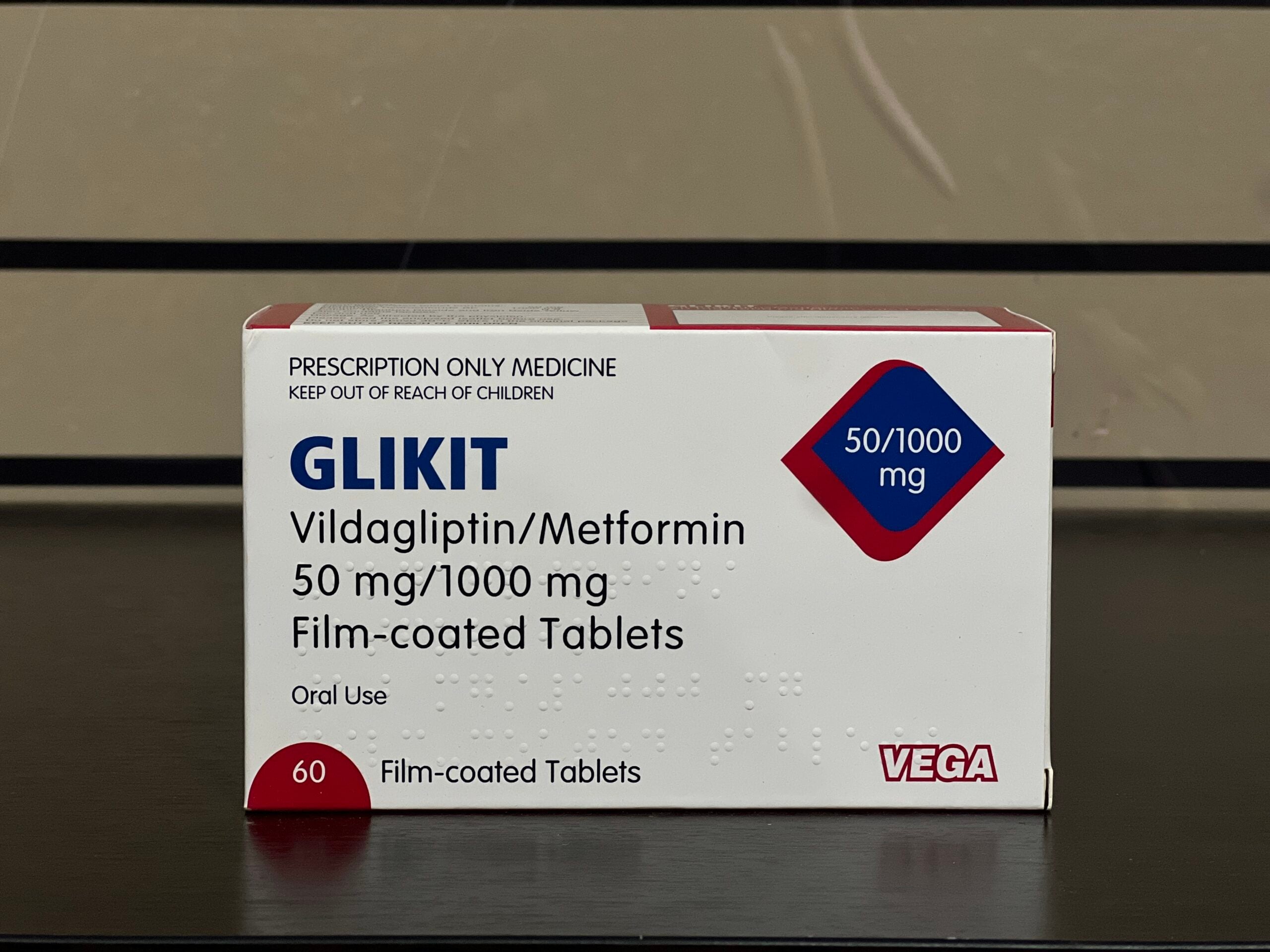glikit-vega-scaled-1.jpg GLIKIT (VILDAGLIPTIN/METFORMIN) 50MG/1000MG TABS.
