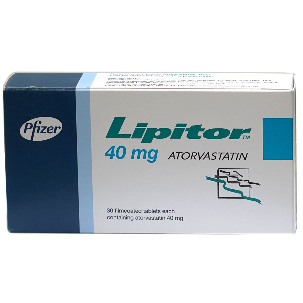 LIPITOR ATORVASTATIN 40MG TAB 30'S