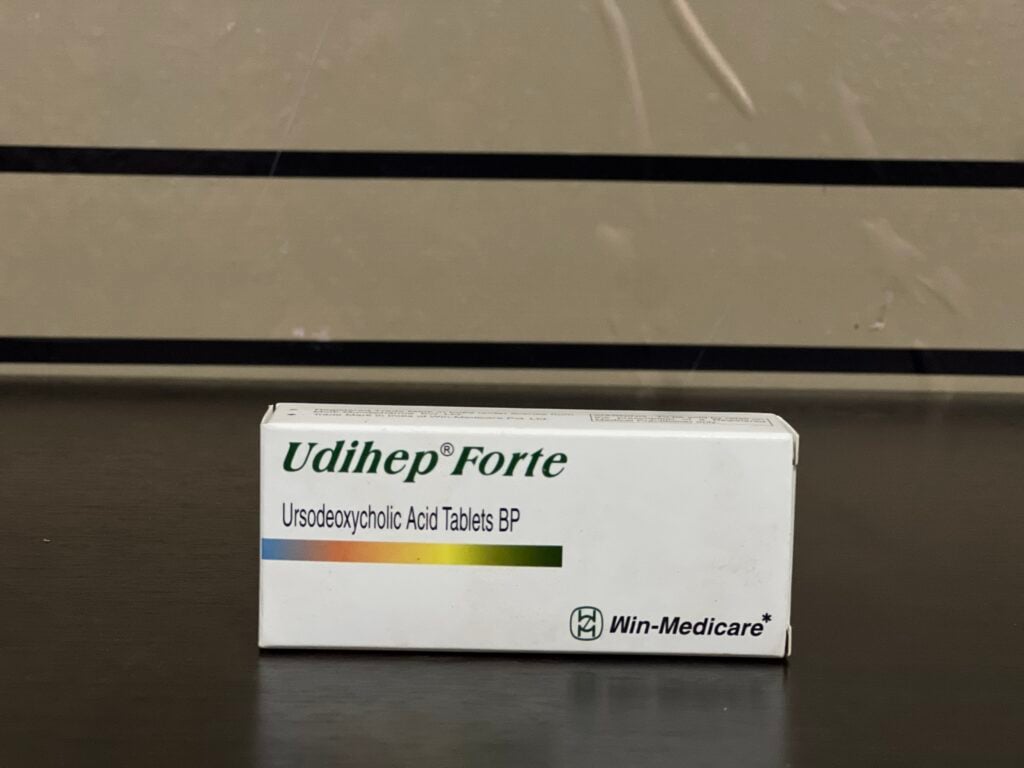 UDIHEP FORTE (URSODEOXYCHOLIC ACID 300MG) TABS.